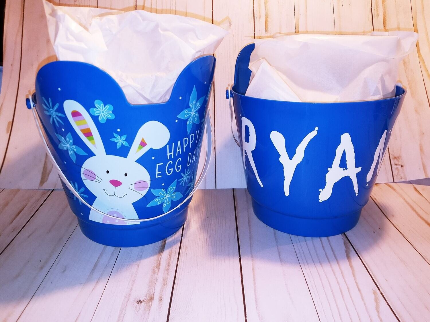 Personalized Easter Pail Basket