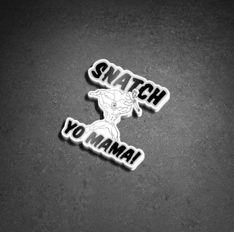 3x3 Snatch Yo Mama! Premium Vinyl Decal