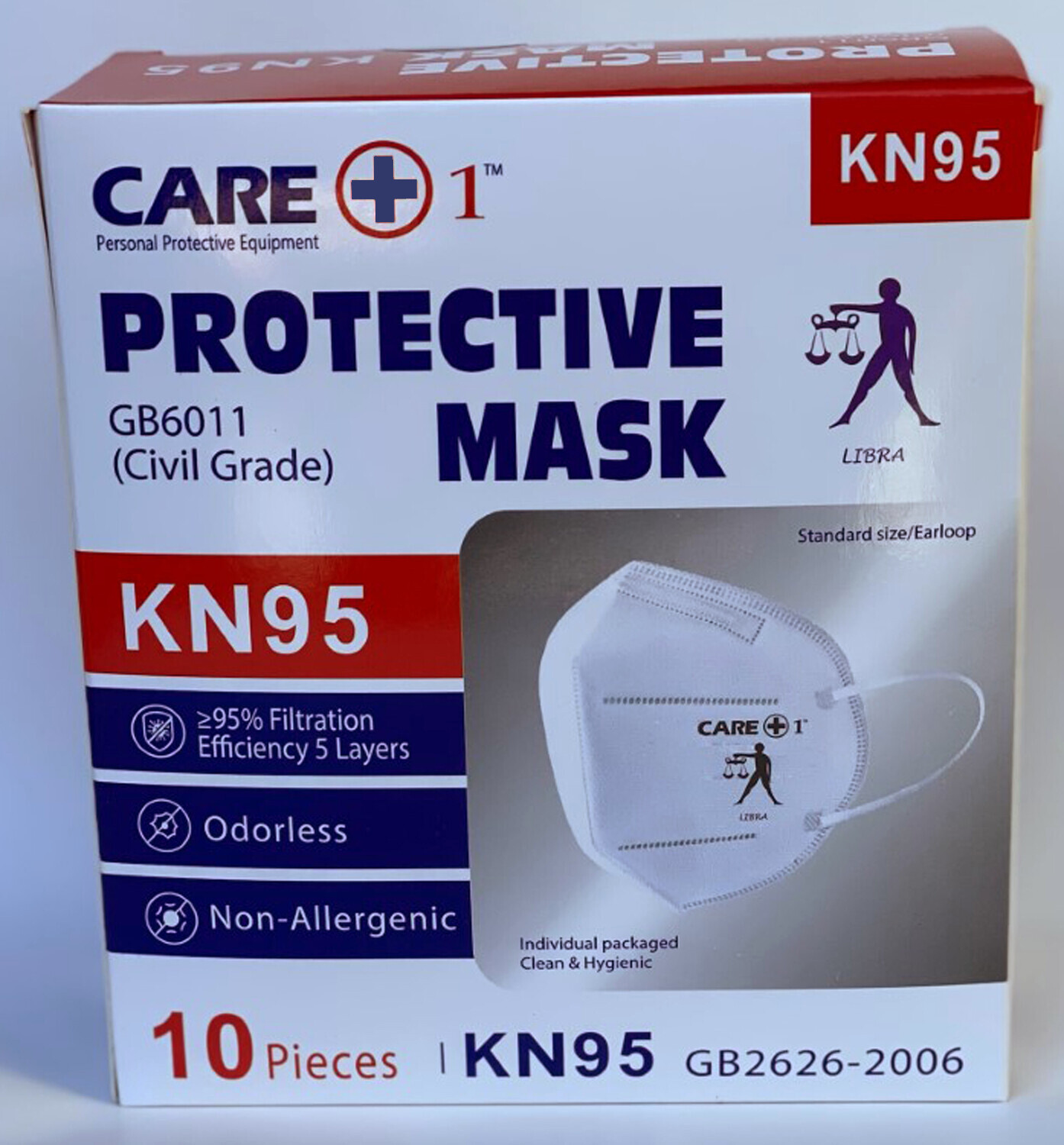 KN95 Face Mask AQUARIUS 1/21-2/19 (10pcs/Box)