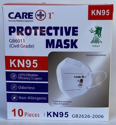 KN95 Face Mask VIRGO 8/22-9/23 (10pcs/Box)