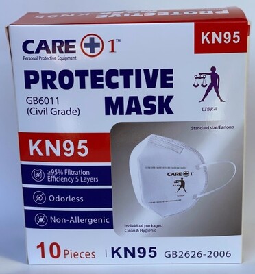 KN95 Face Mask LIBRA 9/24-10/23 (10pcs/Box)