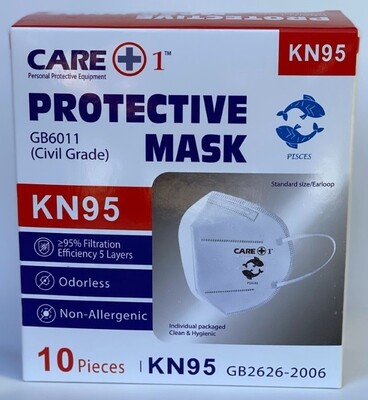 KN95 Face Mask PISCES 2/20-3/20 (10pcs/Box)