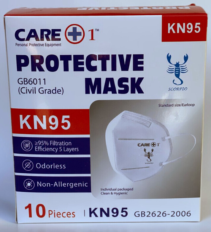 KN95 Face Mask SCORPIO 10/24-11/22 (10pcs/Box)