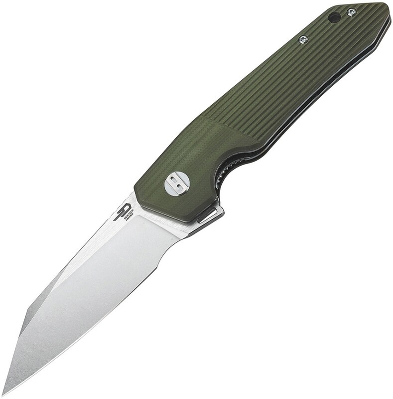 Bestech Barracuda Linerlock Green D2