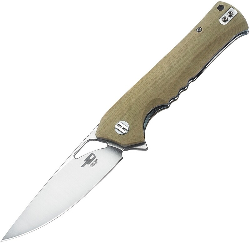 Bestech Muskie Linerlock Beige D2