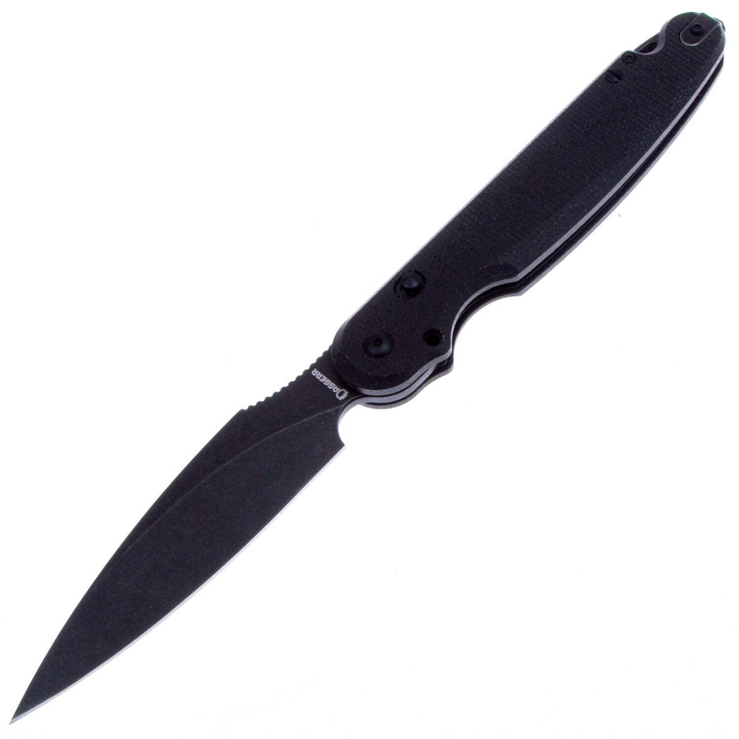 Daggerr Parrot knife Black micarta D2 BW