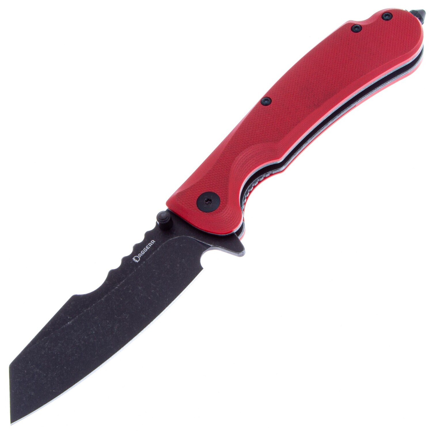 Daggerr Rhino knife Red G10 8Cr13MoV BW