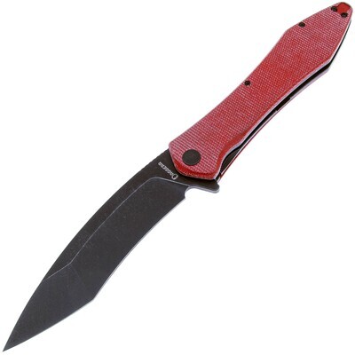 Daggerr Bayun knife Red micarta D2