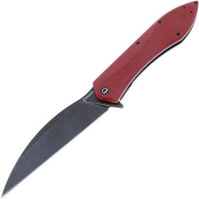 Daggerr Voron knife Red G10 D2