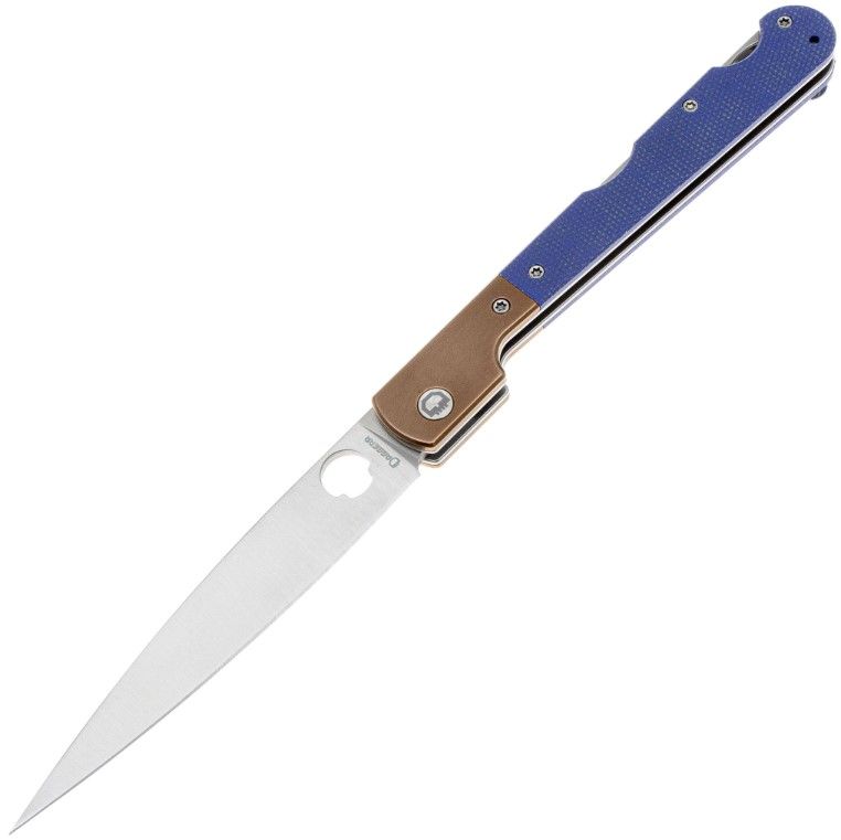 Daggerr Corso Blue micarta knife VG10