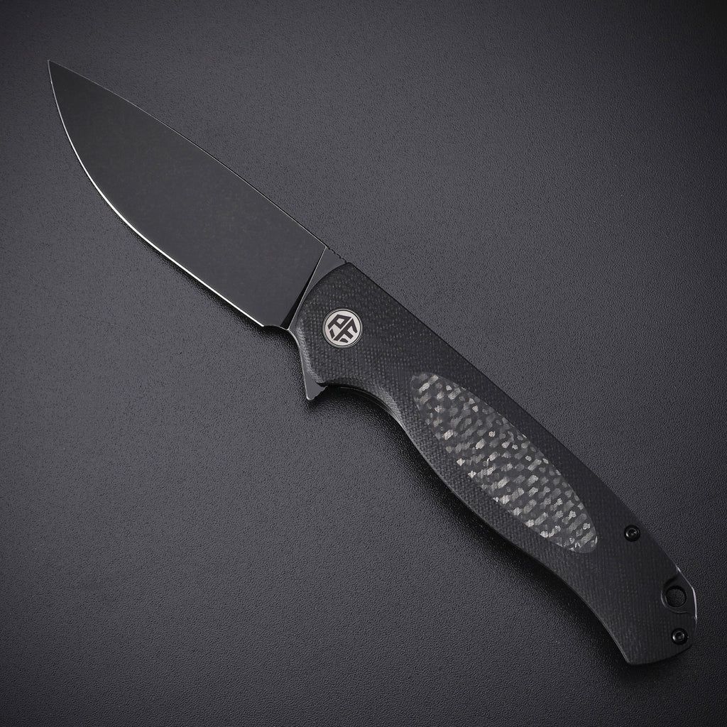 Petrified Fish Stamp Black G10 CF