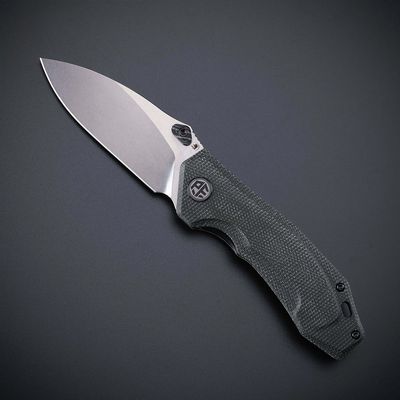 Petrified Fish Havrog Green micarta