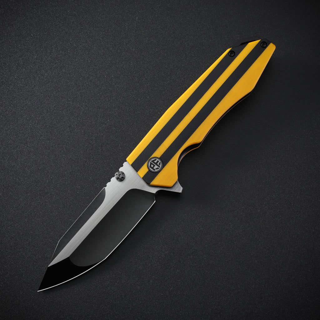 Petrified Fish Mocado Black &amp; Yellow G10