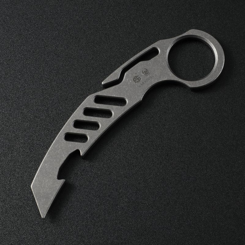 Petrified Fish Karatool Titanium alloy pocket size Pry bar tool