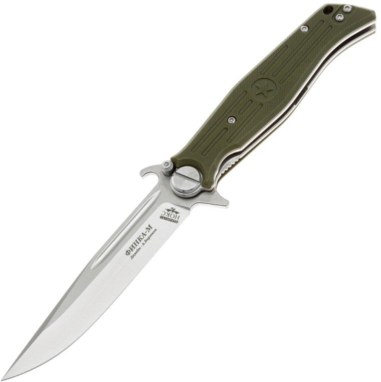 NOKS Finka-M knife G10 Green AUS8