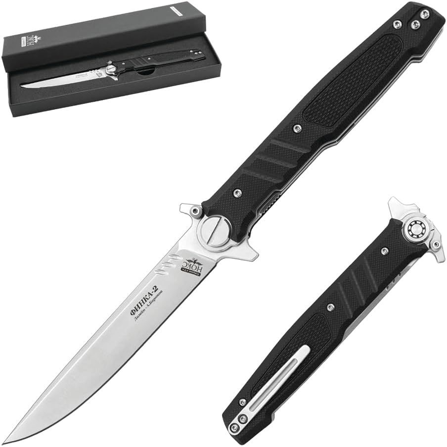 NOKS Finka-2 knife Black Nitro-V