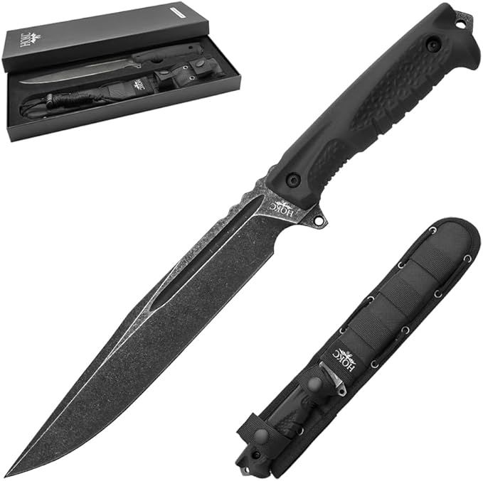 NOKS Atlant-3 knife Black AUS-8 Black finish