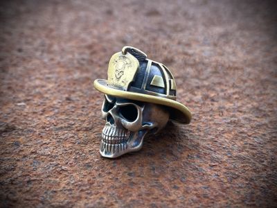 Bony Buddy - Firefighter  bead