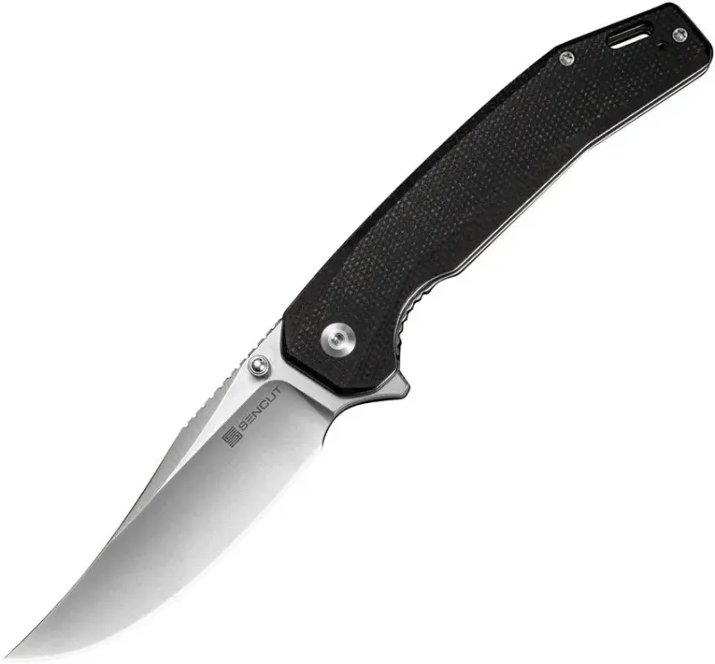 Sencut Vornix Linerlock Black canvas micarta