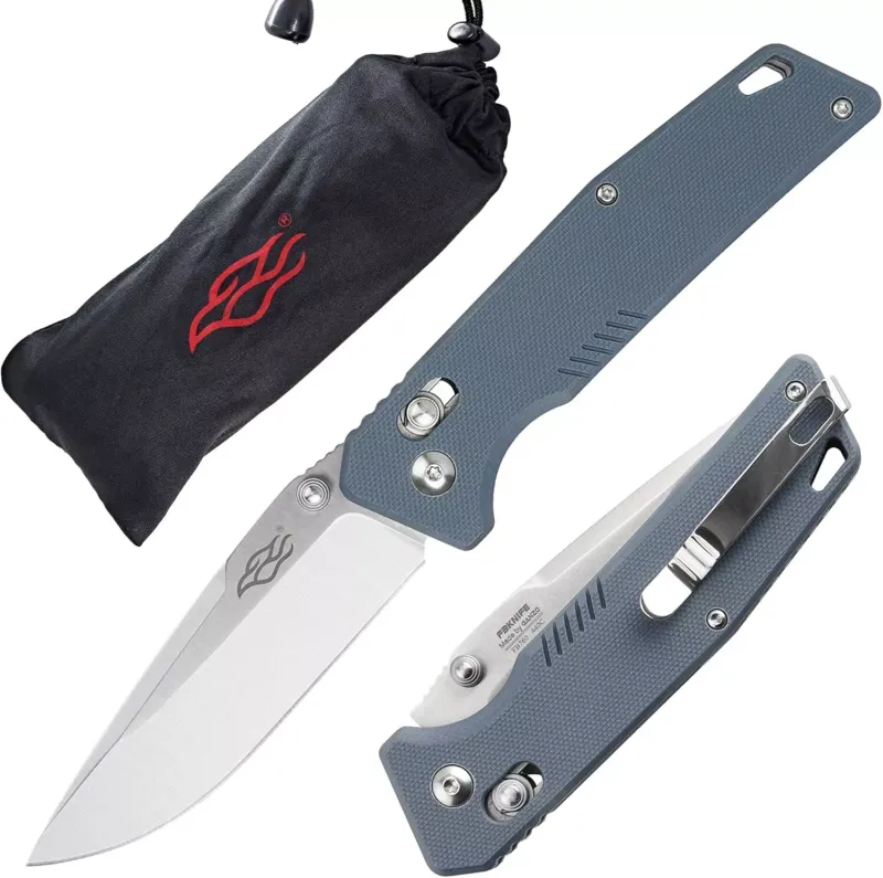 Ganzo Firebird FB7601 folding knife Blue/Grey G10