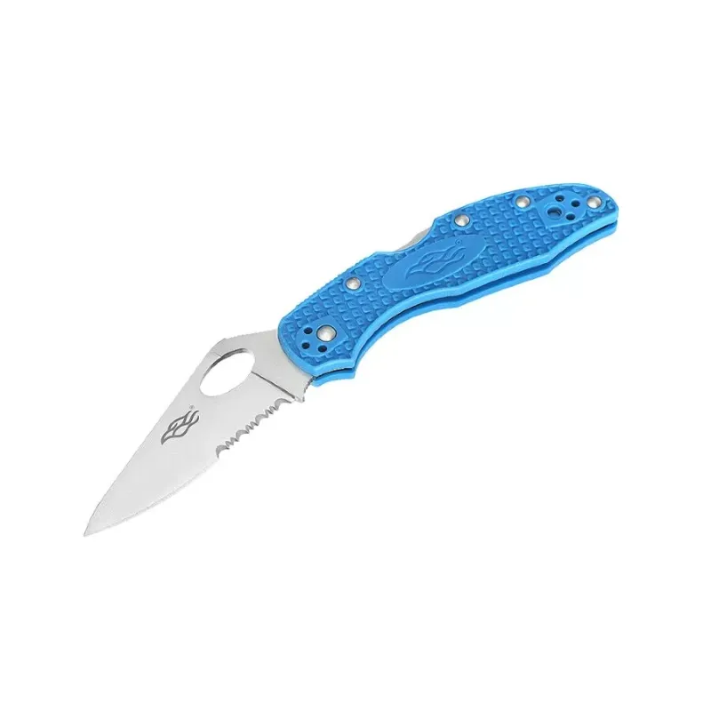 Ganzo Firebird F759MS folding knife Serrated 440C Blue