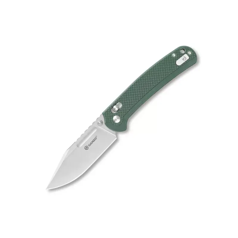 Ganzo G768 folding knife Green G10