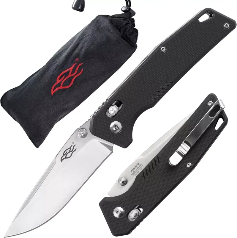 Ganzo Firebird FB7601 folding knife Black G10