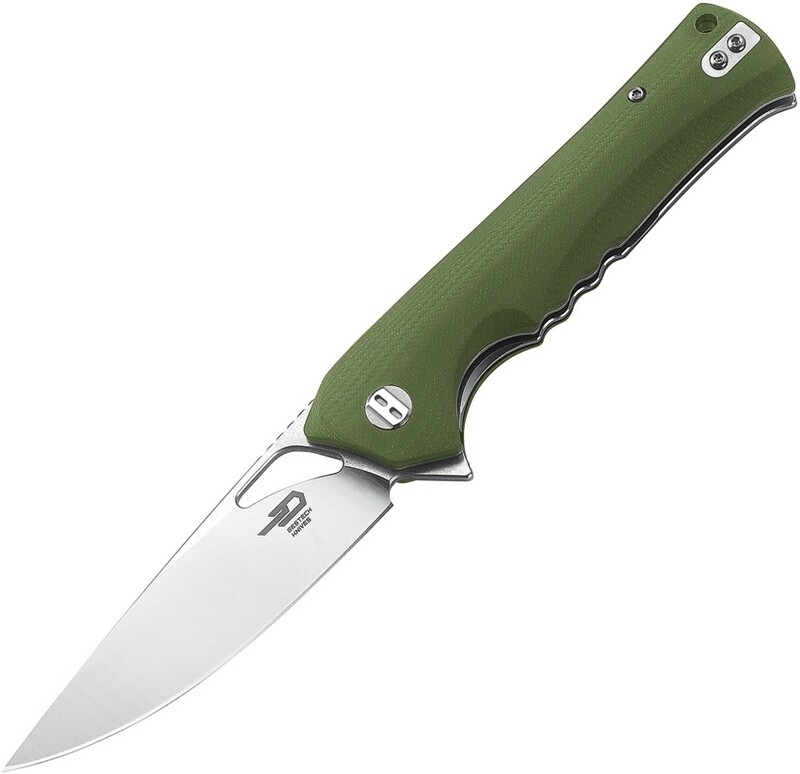 Bestech Muskie Linerlock Green D2