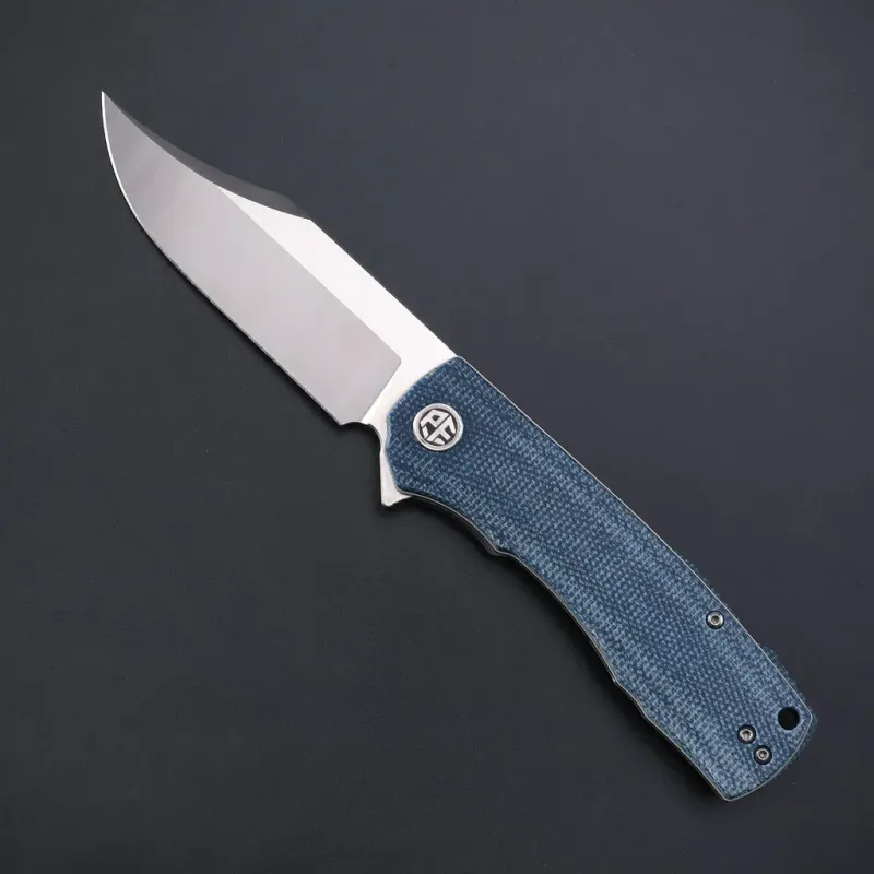 Petrified Fish Victor Blue micarta
