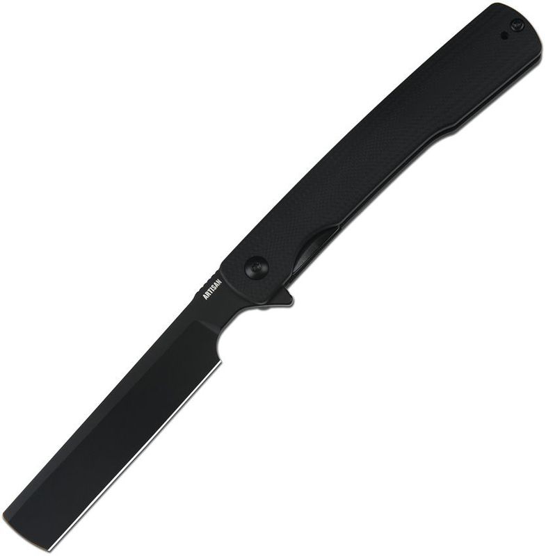 Artisan Orthodox V2 All-Black AR-RPM9 Straight Razor EDC
