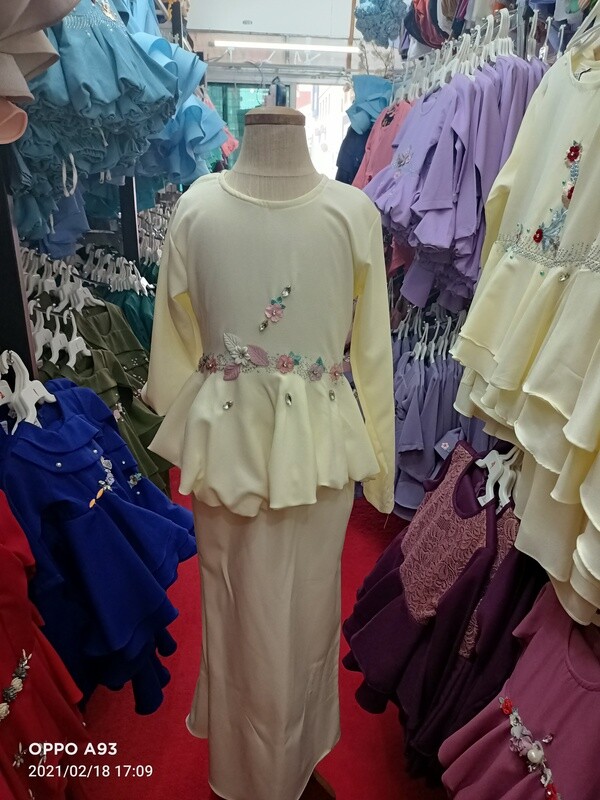 Kurung peplum Bellon