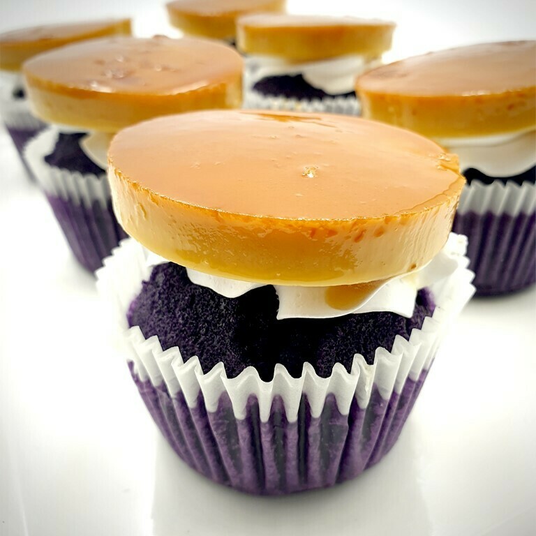 Ube de Leche Cupcakes