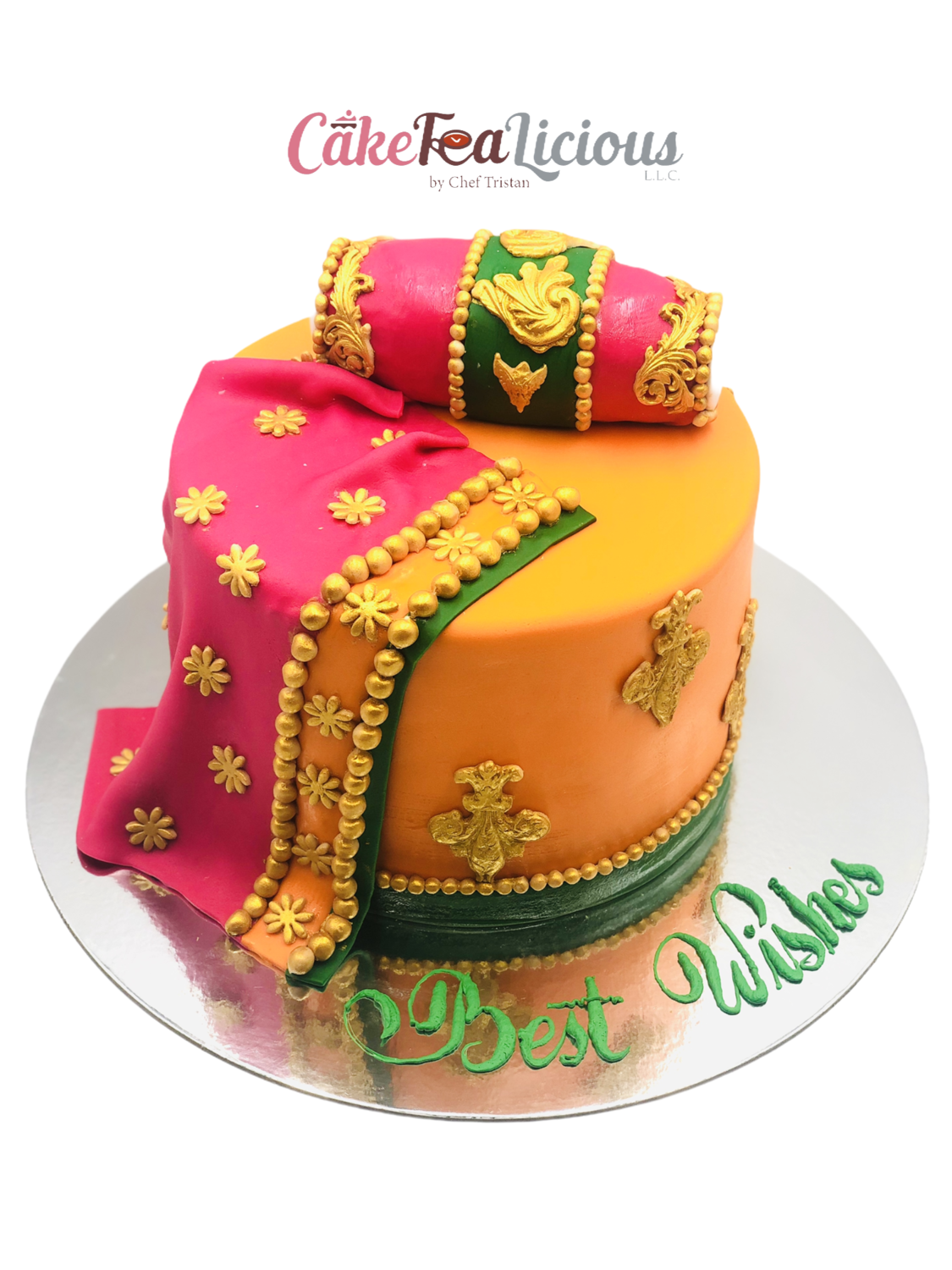 Indian Saree Cake