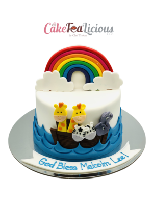 Noah’s Rainbow Cake