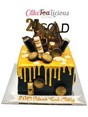 24k Gold Cake