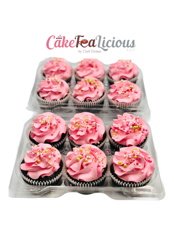 Pink Cream Cupcakes