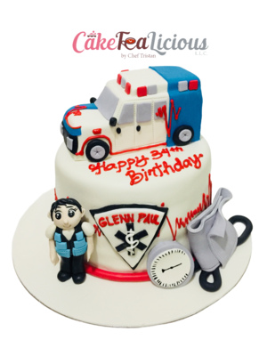 Ambulance Cake