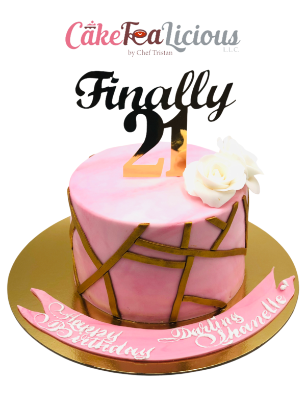 21st Birthday Cake