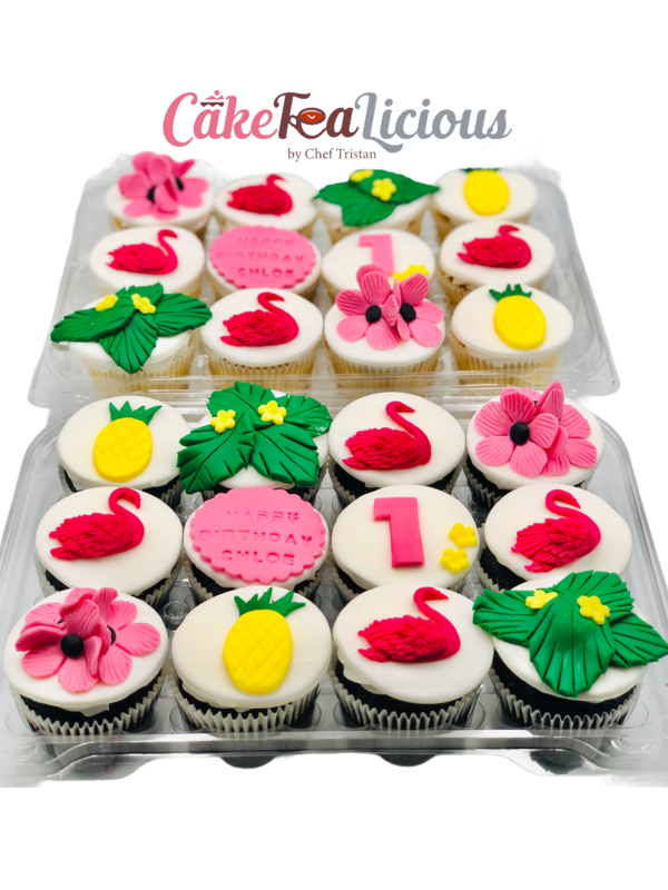Flamingo Cupcakes