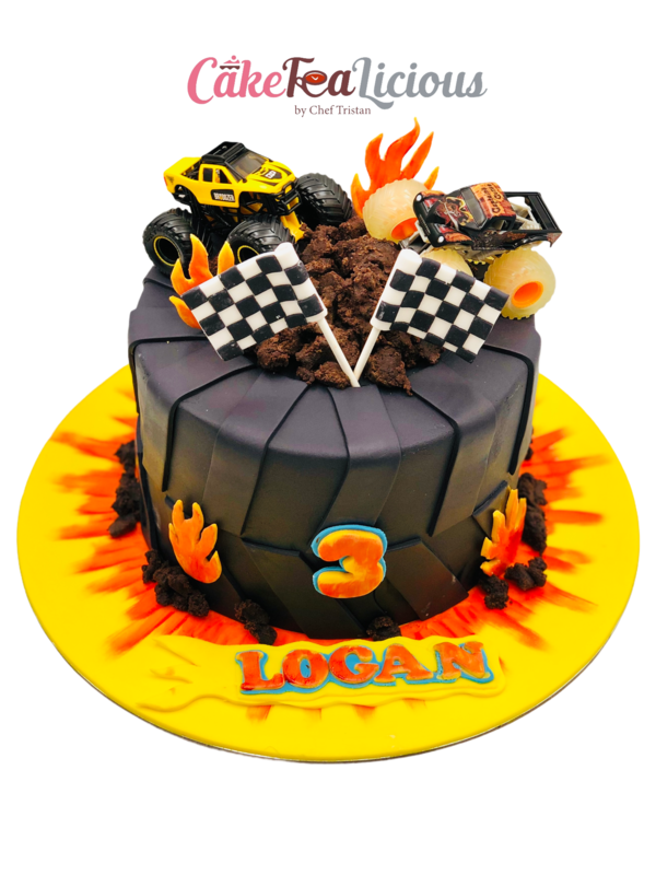 Monster Truck Cake