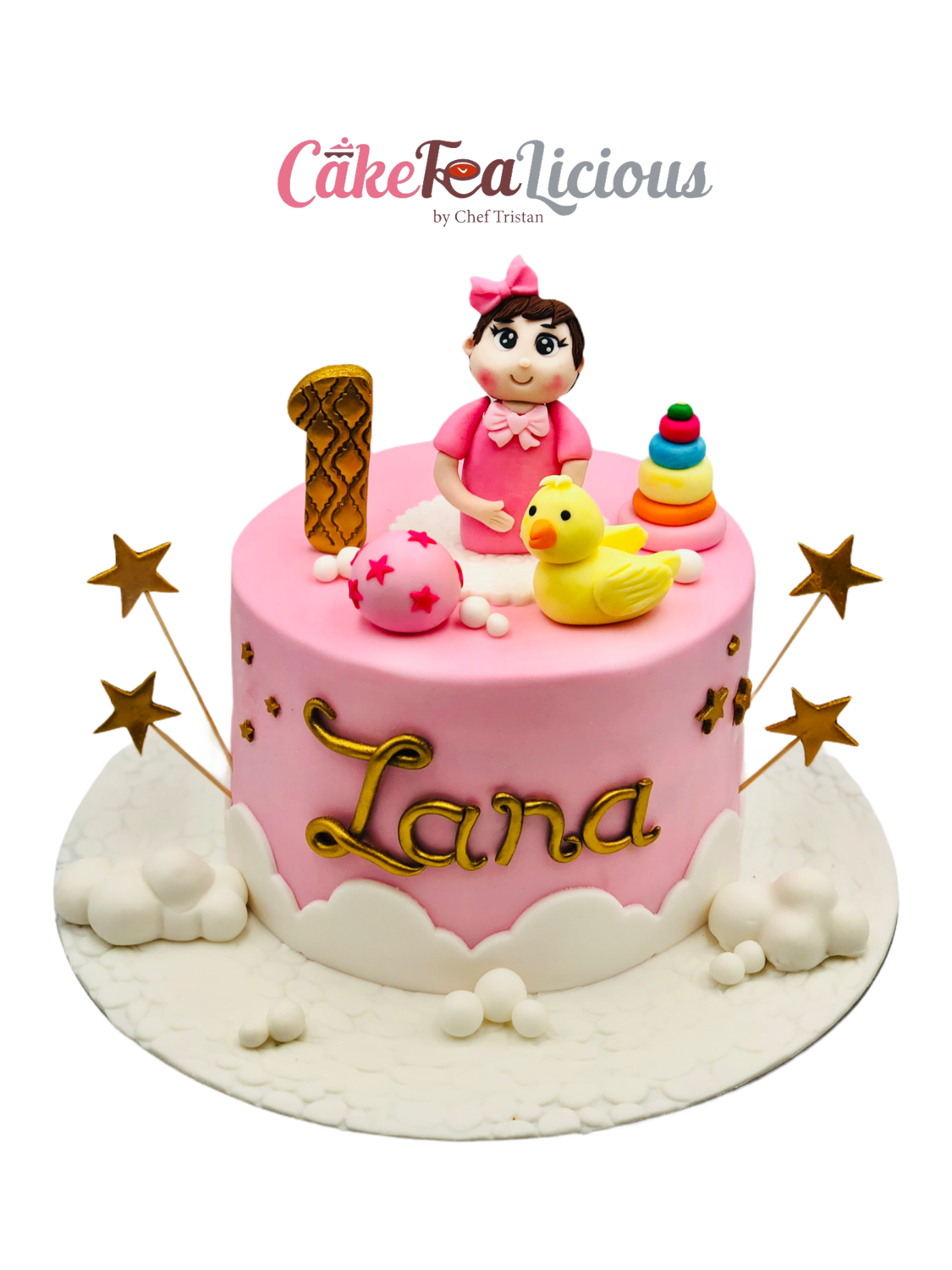 Girl Pink Cake