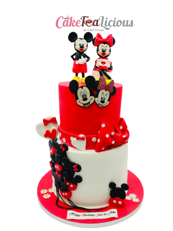 Mickey &amp; Minnie Cake