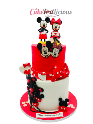 Mickey &amp; Minnie Cake