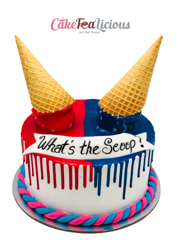 Gender Reveal Cake