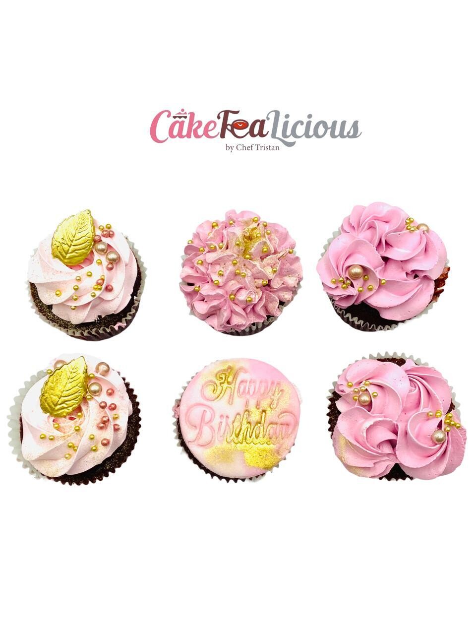 Happy Birthday Cupcakes - FOR HER
