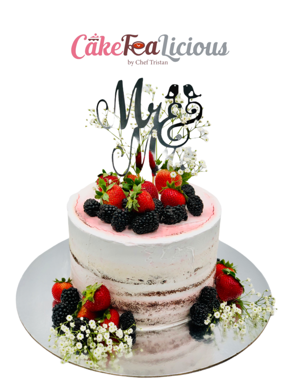 Naked Berries Cake