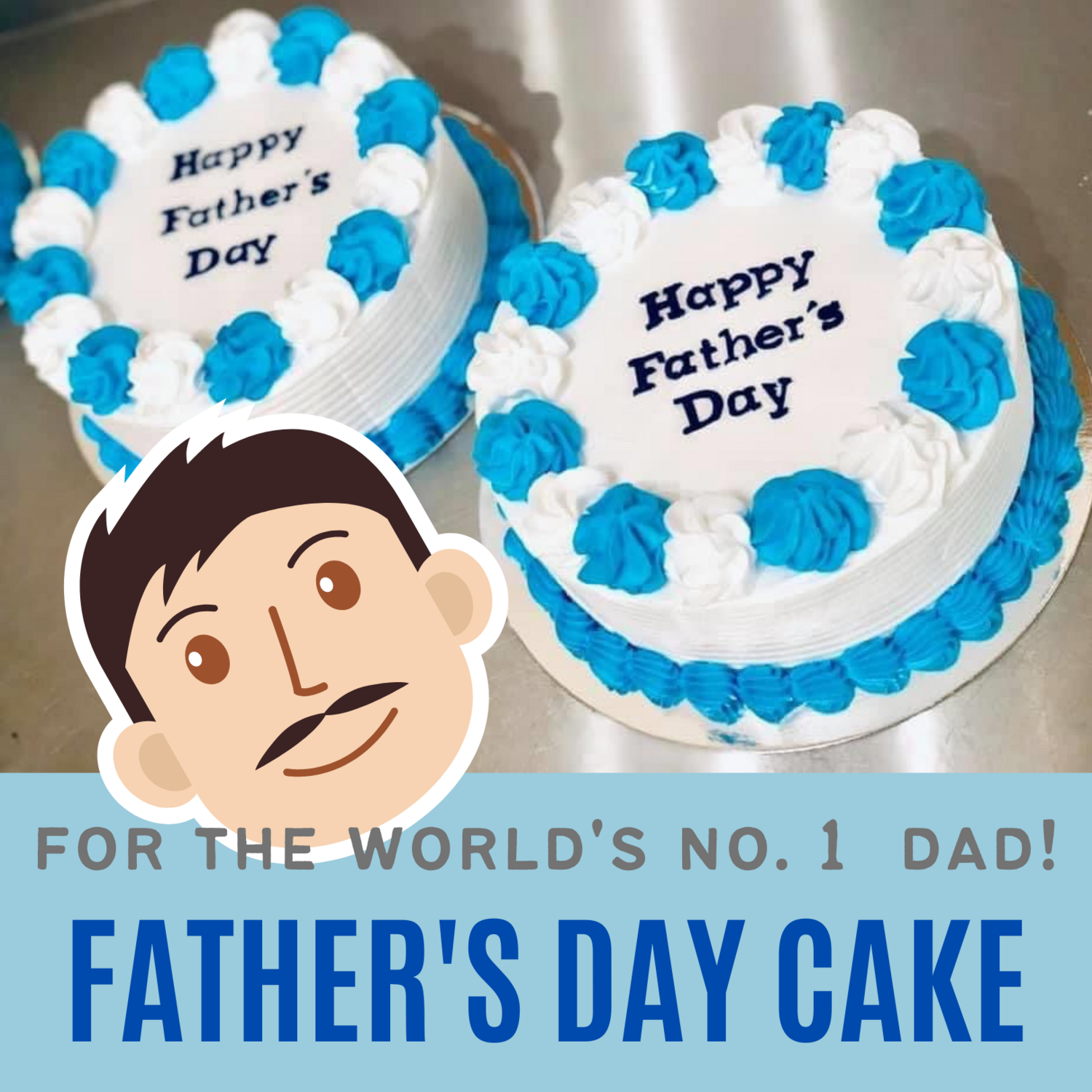 FATHER&#39;S DAY CREAM CAKE