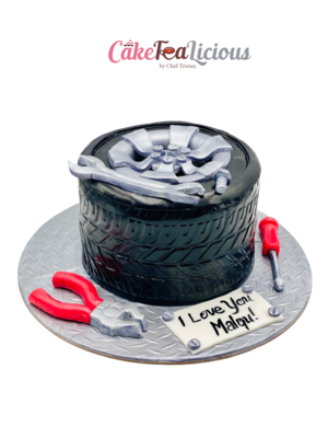 Car Wheel Cake