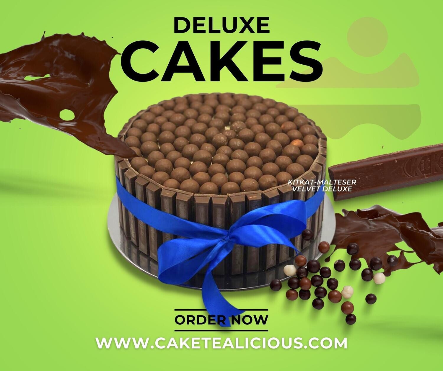 Kitkat Malteser Velvet Cake