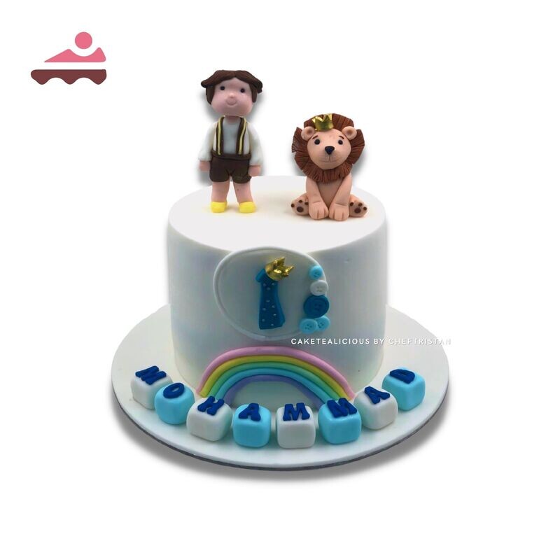 Boy and Lion Cake